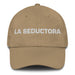 La Seductora The Seductive One Mexican Spanish Pride Gift Regalo Dad Hat Mexicada Khaki