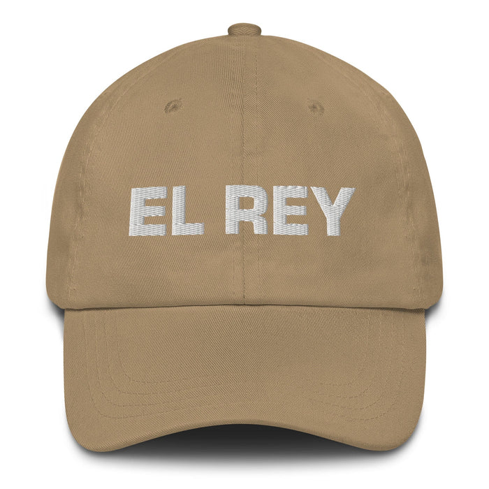 El Rey The King Mexican Spanish Pride Gift Regalo Dad Hat Mexicada Khaki