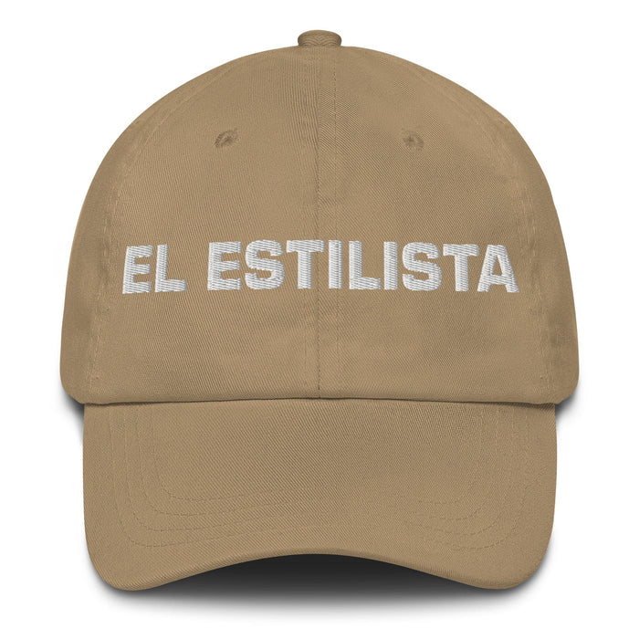 El Estilista The Stylist Mexican Spanish Pride Gift Regalo Dad Hat Mexicada Khaki