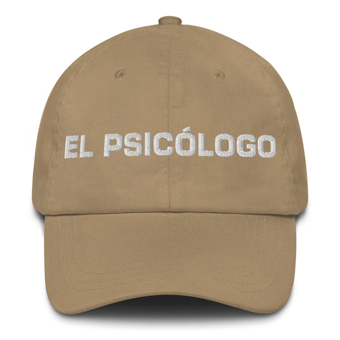 El Psicólogo The Psychologist Mexican Spanish Pride Gift Regalo Dad Hat Mexicada Khaki