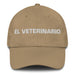 El Veterinario The Veterinarian Mexican Spanish Pride Gift Regalo Dad Hat Mexicada Khaki