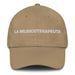 La Musicoterapeuta The Music Therapist Mexican Spanish Pride Gift Regalo Dad Hat Mexicada Khaki