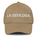 La Geologa The Geologist Mexican Spanish Pride Gift Regalo Dad Hat Mexicada Khaki