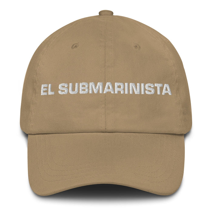 El Submarinista The Scuba Diver Mexican Spanish Pride Gift Regalo Dad Hat Mexicada Khaki