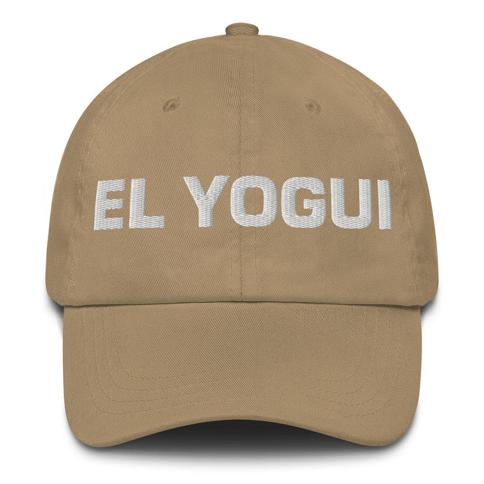 El Yogui The Yogi Mexican Spanish Pride Gift Regalo Dad Hat Mexicada Khaki