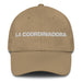 La Coordinadora The Coordinator Mexican Spanish Pride Gift Regalo Dad Hat Mexicada Khaki