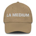 La Medium The Medium Mexican Spanish Pride Gift Regalo Dad Hat Mexicada Khaki