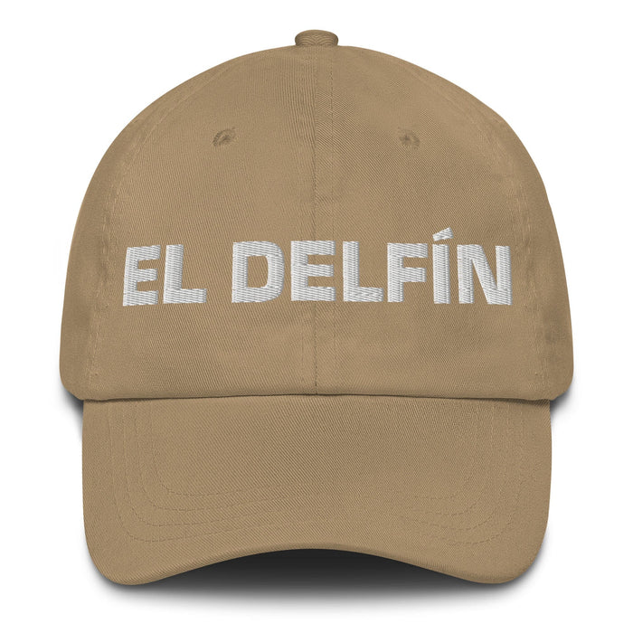 El Delfín The Dolphin Mexican Spanish Pride Gift Regalo Dad Hat Mexicada Khaki