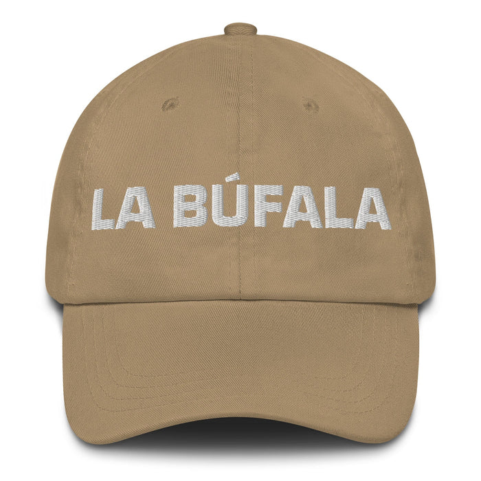 La Búfala The Ox Mexican Spanish Pride Gift Regalo Dad Hat Mexicada Khaki