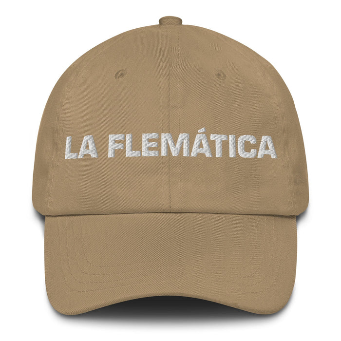 La Flemática The Phlegmatic Mexican Spanish Pride Gift Regalo Dad Hat Mexicada Khaki