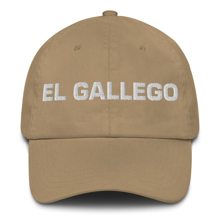 El Gallego The Galician Mexican Spanish Pride Gift Regalo Dad Hat Mexicada Khaki