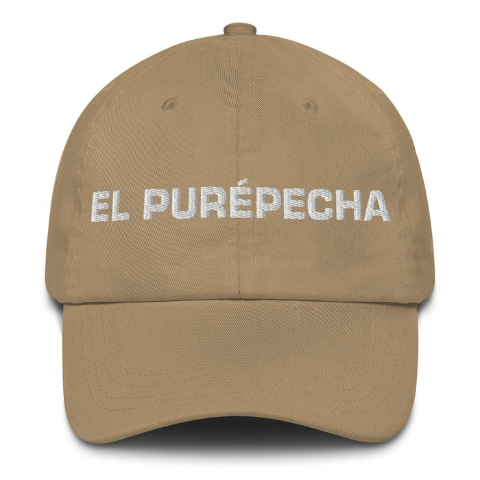 El Purépecha The Purépecha Mexican Spanish Pride Gift Regalo Dad Hat Mexicada Khaki