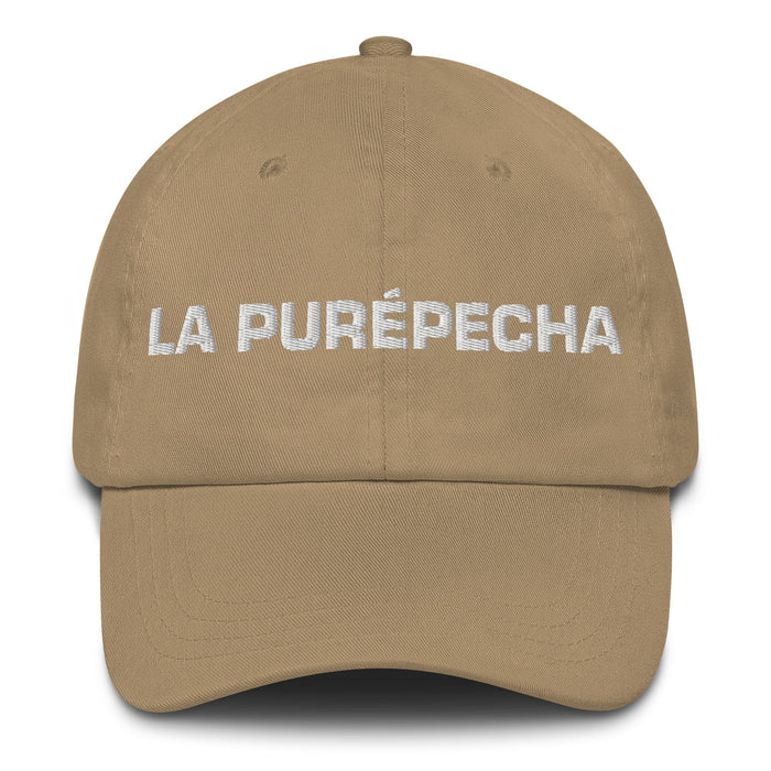 La Purépecha The Purépecha Mexican Spanish Pride Gift Regalo Dad Hat Mexicada Khaki