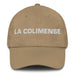 La Colimense The Colima Resident Mexican Spanish Pride Gift Regalo Dad Hat Mexicada Khaki