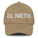 El Neto The Real One Mexican Spanish Pride Gift Regalo Dad Hat Mexicada Khaki