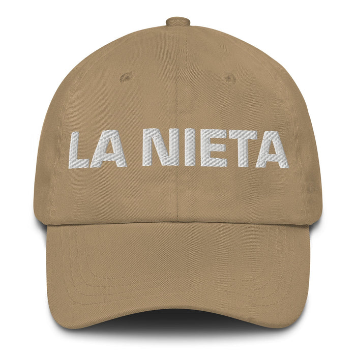 La Nieta The Granddaughter / The Grandson Mexican Spanish Pride Gift Regalo Dad Hat Mexicada Khaki