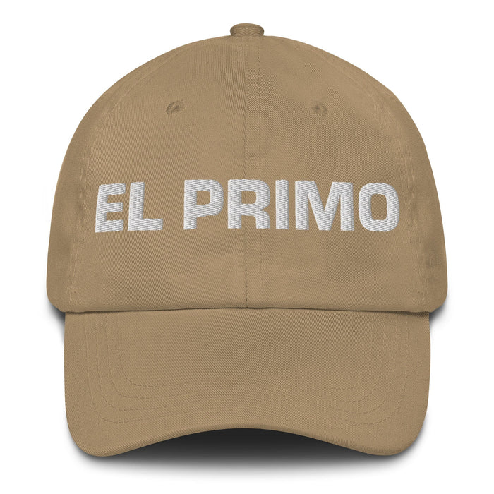 El Primo The Cousin (Female) / The Cousin (Male) Mexican Spanish Pride Gift Regalo Dad Hat Mexicada Khaki