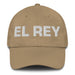 El Rey The Queen / The King Mexican Spanish Pride Gift Regalo Dad Hat Mexicada Khaki