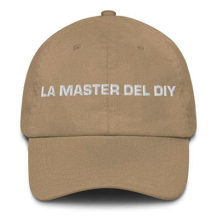 La Master Del Diy The Diy Master Mexican Spanish Pride Gift Regalo Dad Hat Mexicada Khaki