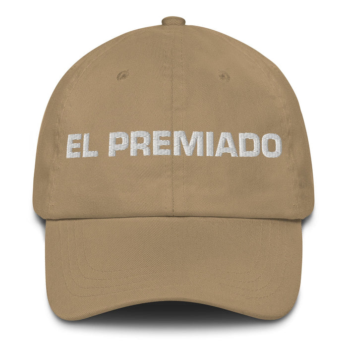 El Premiado The Award-Winner Mexican Spanish Pride Gift Regalo Dad Hat Mexicada Khaki