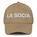 La Socia The Partner Mexican Spanish Pride Gift Regalo Dad Hat Mexicada Khaki