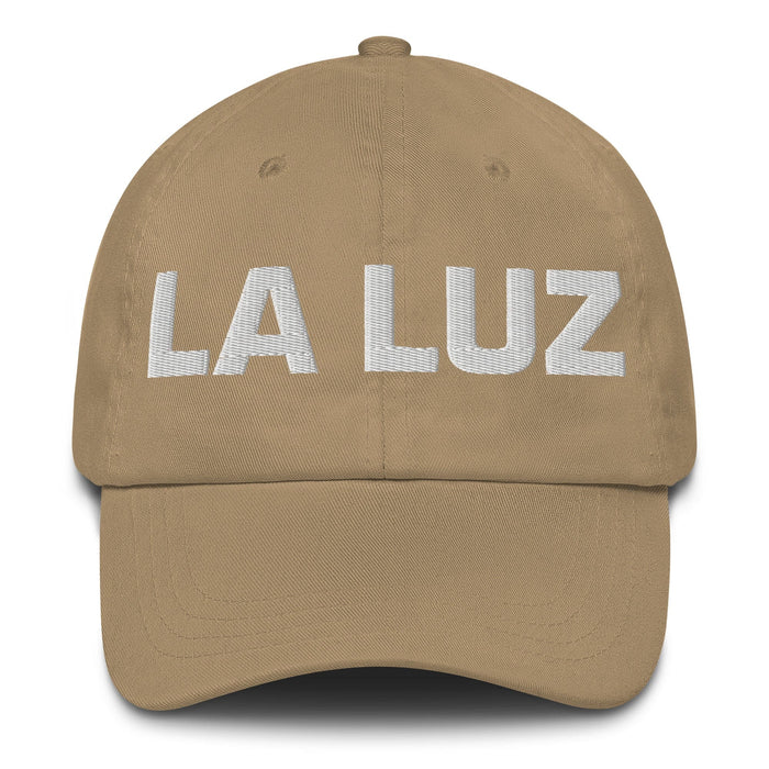 La Luz The Light Mexican Spanish Pride Gift Regalo Dad Hat Mexicada Khaki