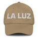 La Luz The Light Mexican Spanish Pride Gift Regalo Dad Hat Mexicada Khaki