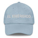 El Enérgico The Energetic One Mexican Spanish Pride Gift Regalo Dad Hat Mexicada Light Blue