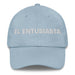 El Entusiasta The Enthusiastic One Mexican Spanish Pride Gift Regalo Dad Hat Mexicada Light Blue