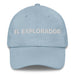 El Explorador The Explorer Mexican Spanish Pride Gift Regalo Dad Hat Mexicada Light Blue