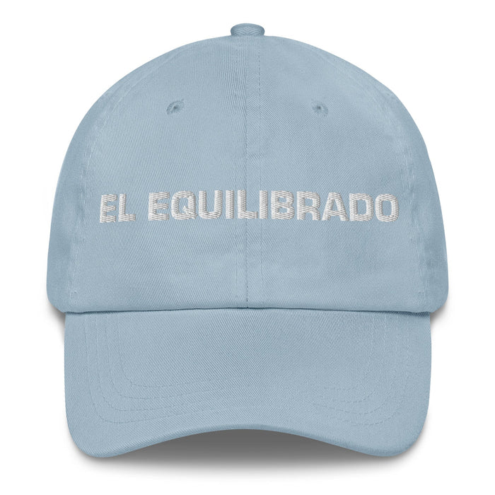 El Equilibrado The Balanced One Mexican Spanish Pride Gift Regalo Dad Hat Mexicada Light Blue