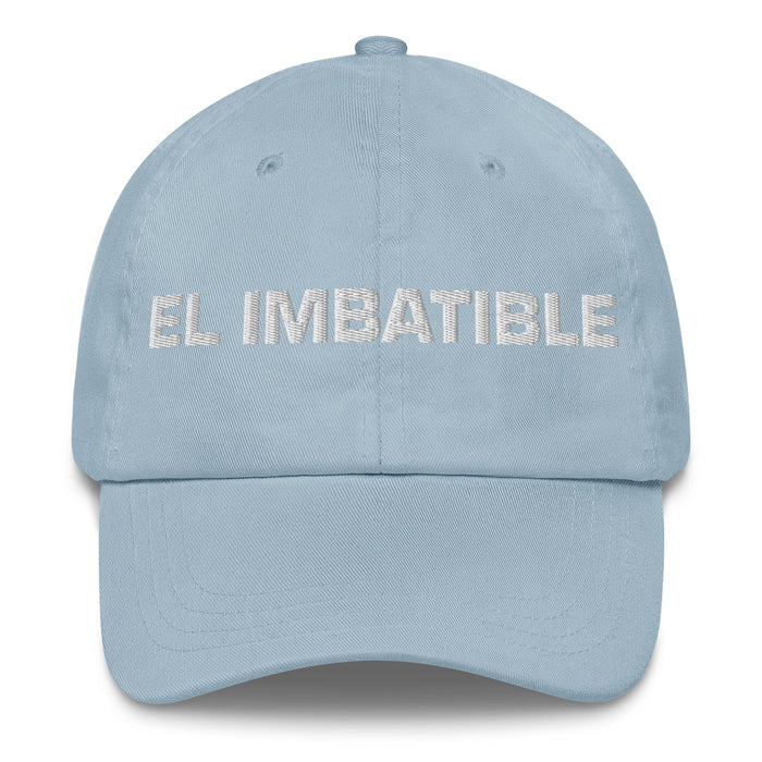 El Imbatible The Unbeatable Mexican Spanish Pride Gift Regalo Dad Hat Mexicada Light Blue