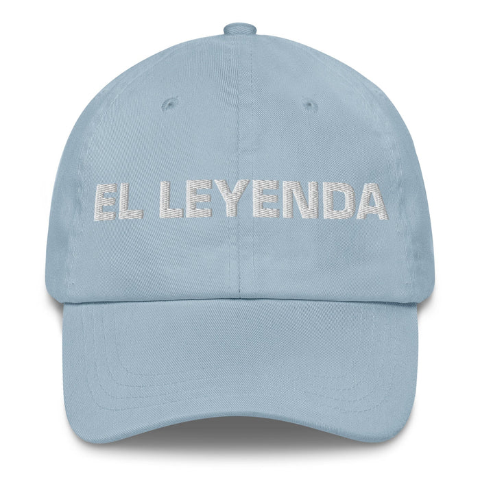 El Leyenda The Legend Mexican Spanish Pride Gift Regalo Dad Hat Mexicada Light Blue