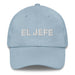 El Jefe The Boss Mexican Spanish Pride Gift Regalo Dad Hat Mexicada Light Blue