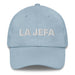 La Jefa The Boss Mexican Spanish Pride Gift Regalo Dad Hat Mexicada Light Blue