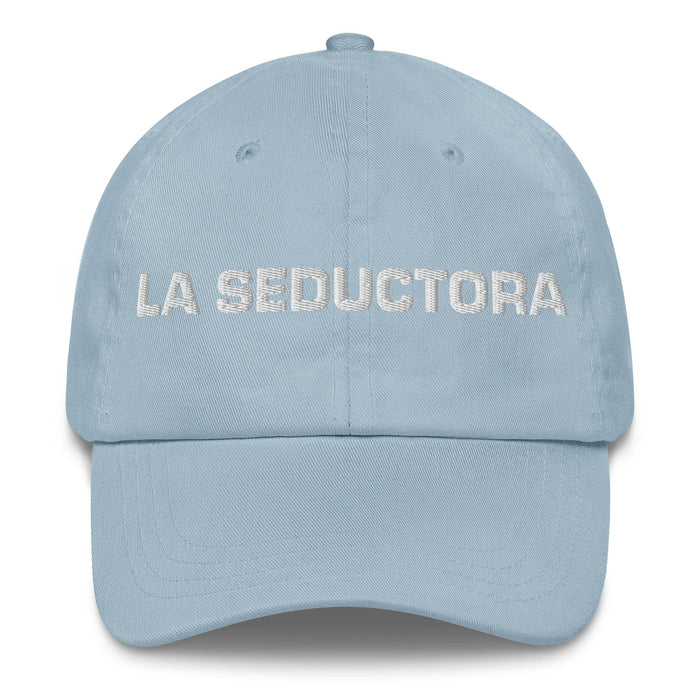 La Seductora The Seductive One Mexican Spanish Pride Gift Regalo Dad Hat Mexicada Light Blue