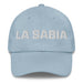 La Sabia The Wise One Mexican Spanish Pride Gift Regalo Dad Hat Mexicada Light Blue