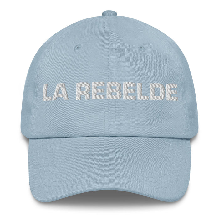 La Rebelde The Rebel Mexican Spanish Pride Gift Regalo Dad Hat Mexicada Light Blue