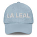 La Leal The Loyal One Mexican Spanish Pride Gift Regalo Dad Hat Mexicada Light Blue