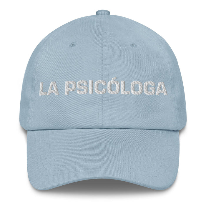 La Psicóloga The Psychologist Mexican Spanish Pride Gift Regalo Dad Hat Mexicada Light Blue