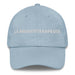 La Musicoterapeuta The Music Therapist Mexican Spanish Pride Gift Regalo Dad Hat Mexicada Light Blue