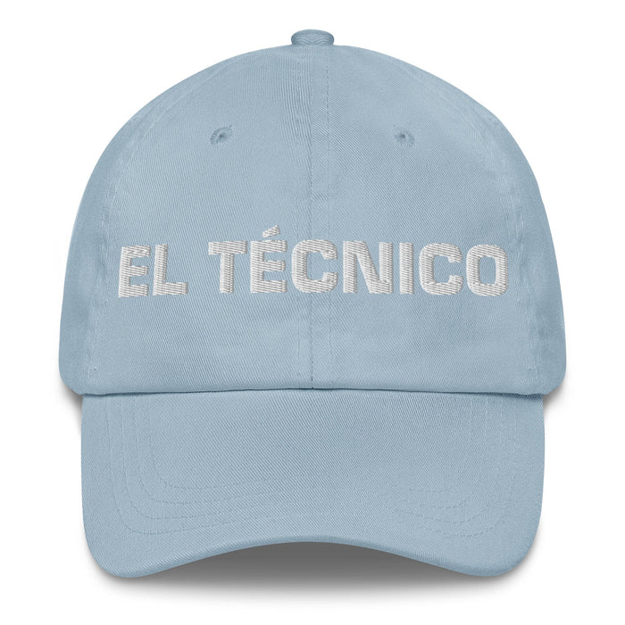 El Técnico The Technician Mexican Spanish Pride Gift Regalo Dad Hat Mexicada Light Blue