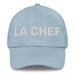 La Chef The Chef Mexican Spanish Pride Gift Regalo Dad Hat Mexicada Light Blue