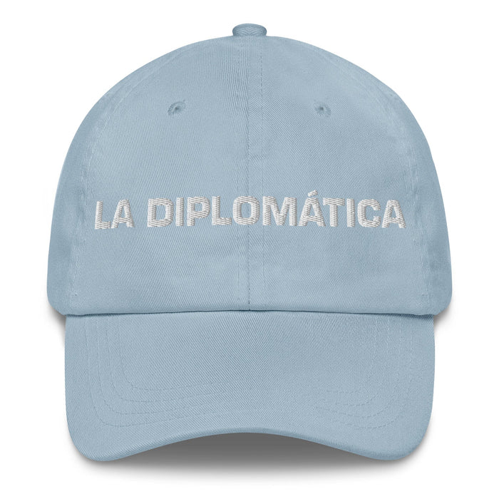 La Diplomática The Diplomat Mexican Spanish Pride Gift Regalo Dad Hat Mexicada Light Blue