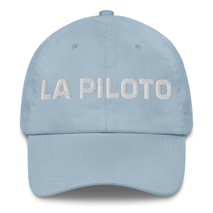 La Piloto The Pilot Mexican Spanish Pride Gift Regalo Dad Hat Mexicada Light Blue