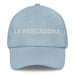 La Pescadora The Fisher Mexican Spanish Pride Gift Regalo Dad Hat Mexicada Light Blue