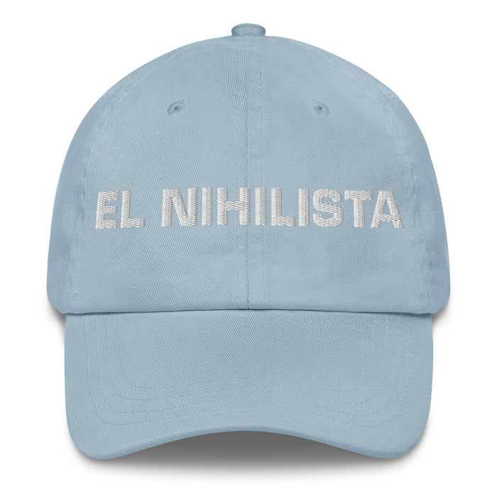 El Nihilista The Nihilist Mexican Spanish Pride Gift Regalo Dad Hat Mexicada Light Blue