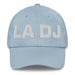 La Dj The Dj Mexican Spanish Pride Gift Regalo Dad Hat Mexicada Light Blue