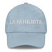 La Nihilista The Nihilist Mexican Spanish Pride Gift Regalo Dad Hat Mexicada Light Blue