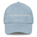 El Deconstructivista The Deconstructivist Mexican Spanish Pride Gift Regalo Dad Hat Mexicada Light Blue